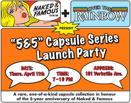 EVENT | OTR x Naked & Famous 5&5 Capsule Series Launch Party