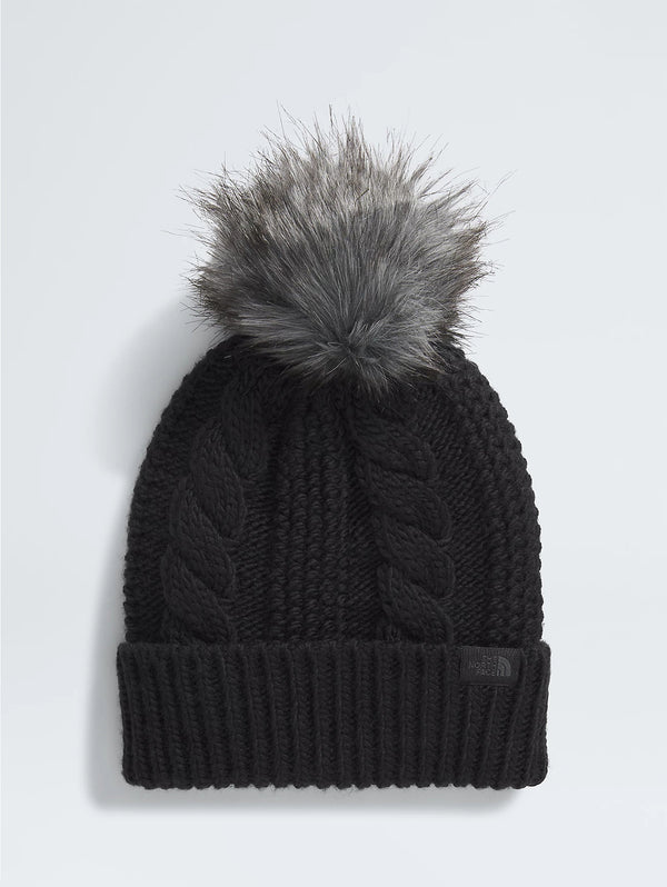 Women's Oh Mega Fur Pom Beanie - TNF Black -The North Face-Over the Rainbow