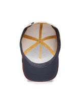 The Moon Rooster Trucker Hat - Navy-GOORIN BROTHERS-Over the Rainbow