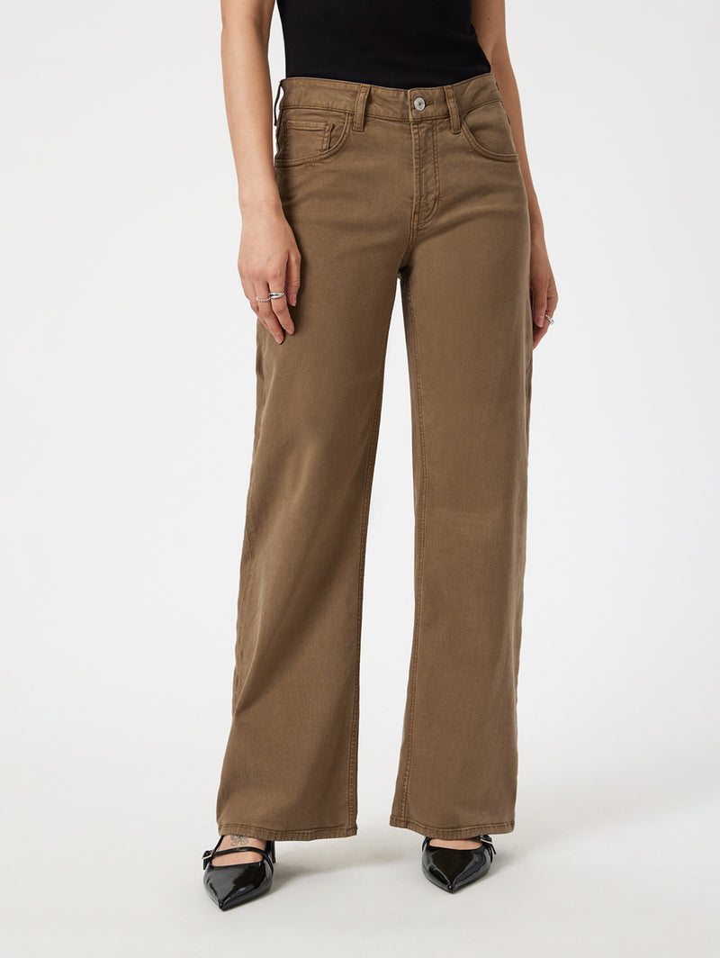 Alena Pant - Brindle Luxe Twill-Mavi-Over the Rainbow