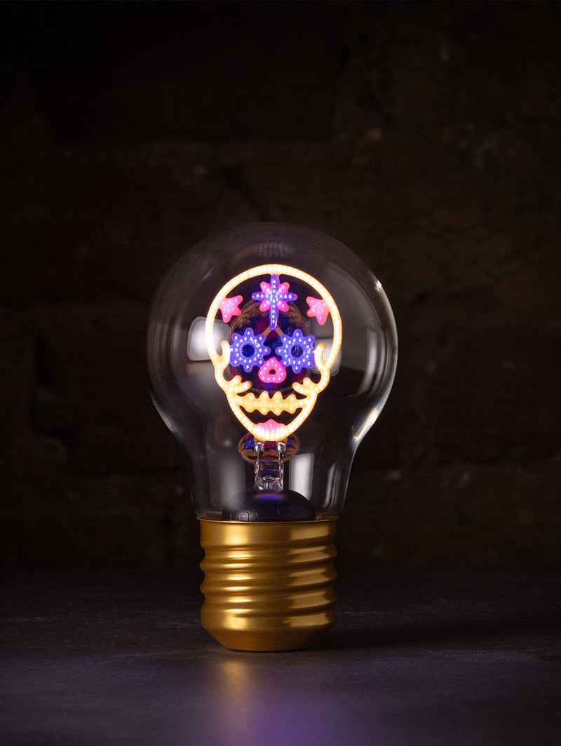 Cordless Calavera Light Bulb-SUCK UK-Over the Rainbow