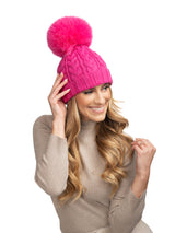 Charlie Cable Knit Hat - Popsicle-Lindo F-Over the Rainbow