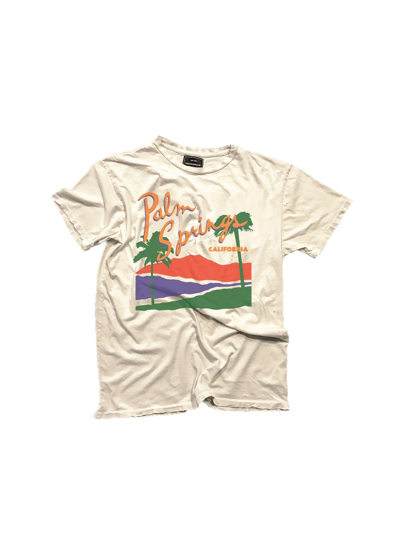 Palm Springs Tee - Antique White-Retro Brand-Over the Rainbow