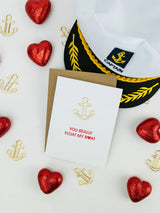 You Really Float My Boat - Paper Clip Letterpress-CHEZ GAGNE LETTERPRESS-Over the Rainbow