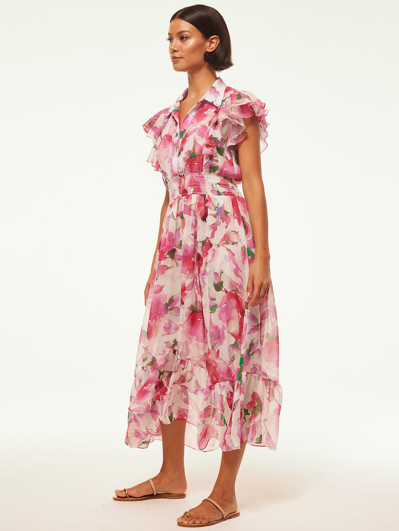 Florencia Dress - Garden Fuschia-Misa-Over the Rainbow