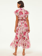 Florencia Dress - Garden Fuschia-Misa-Over the Rainbow