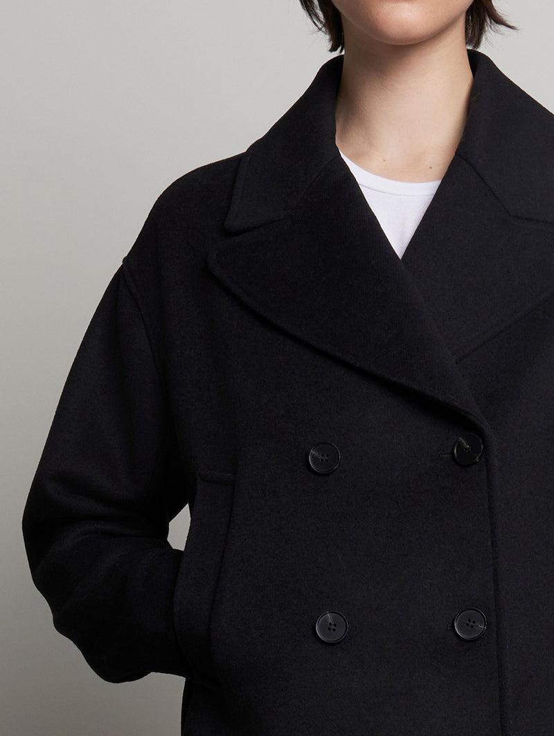 Westwood Peacoat - Black-Velvet-Over the Rainbow