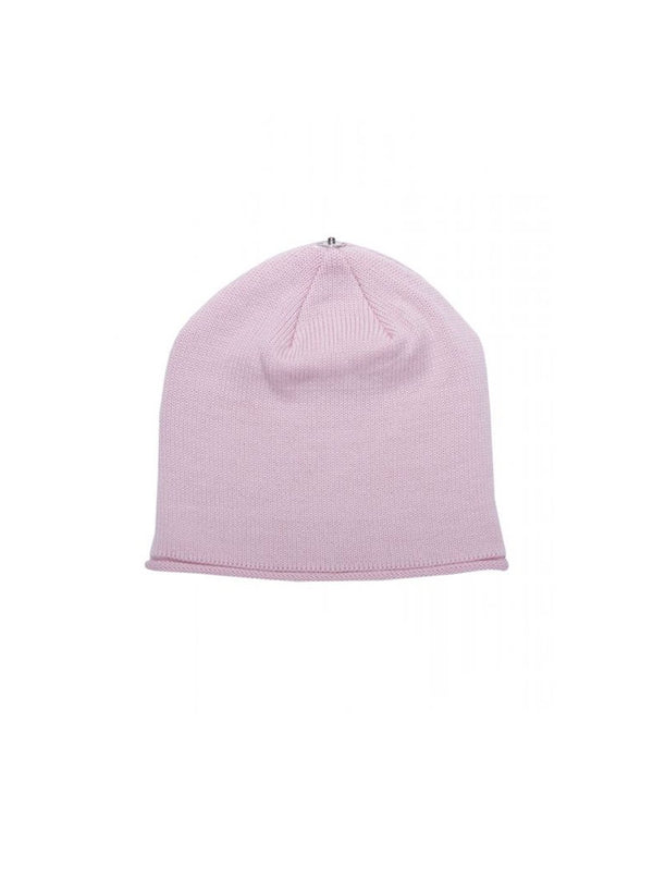 Glossy Knit Hat - Petal Pink-Lindo F-Over the Rainbow