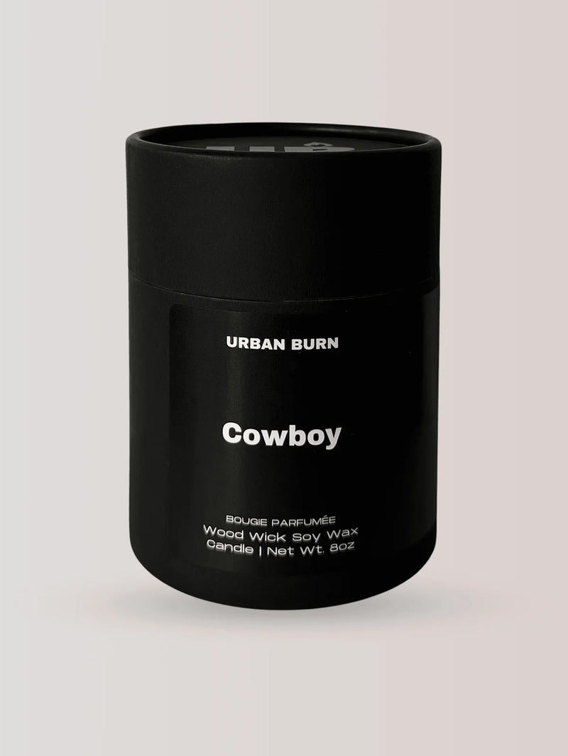 Cowboy Candle - Cotton Wick-URBAN BURN-Over the Rainbow