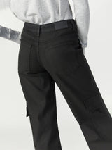 Alva Cargo Pant - Black Luxe Twill-Mavi-Over the Rainbow