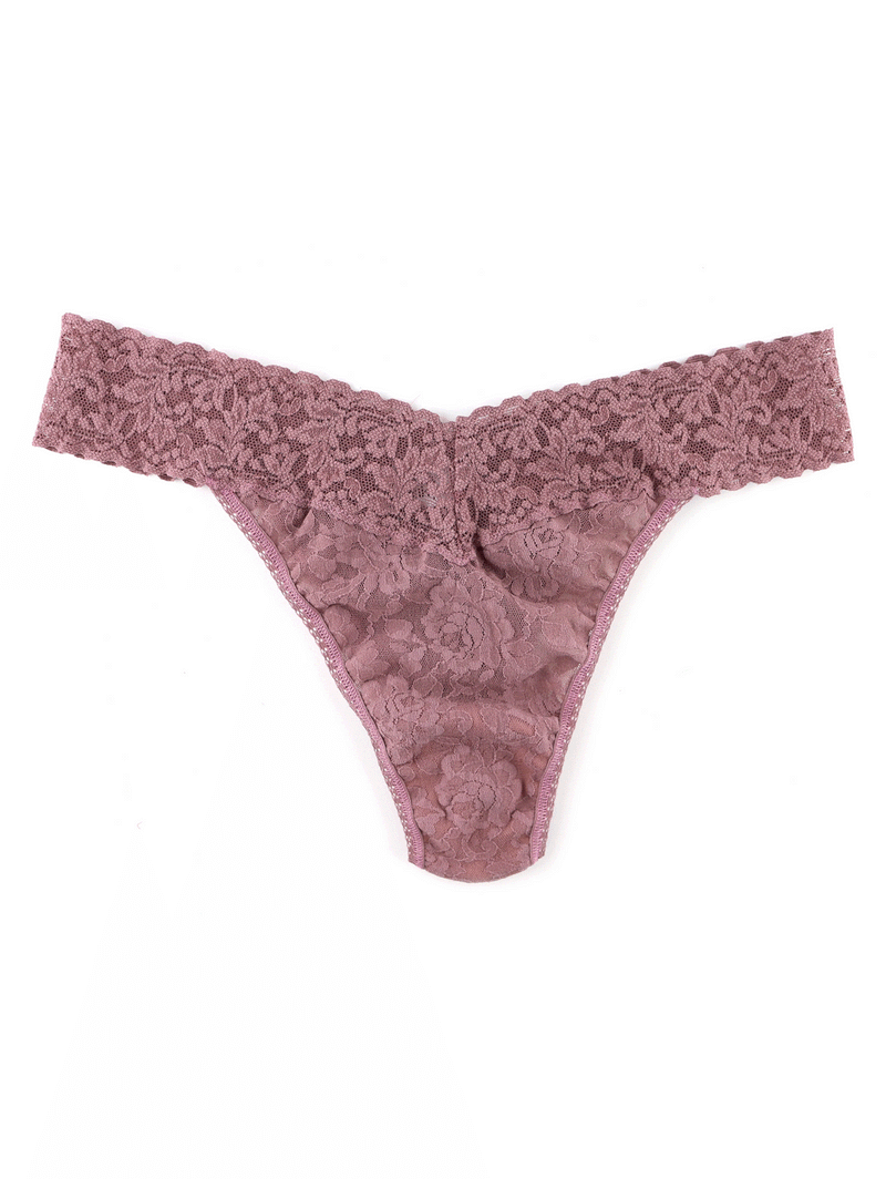 Signature Lace Original Rise Thong - Primary Colours-Hanky Panky-Over the Rainbow