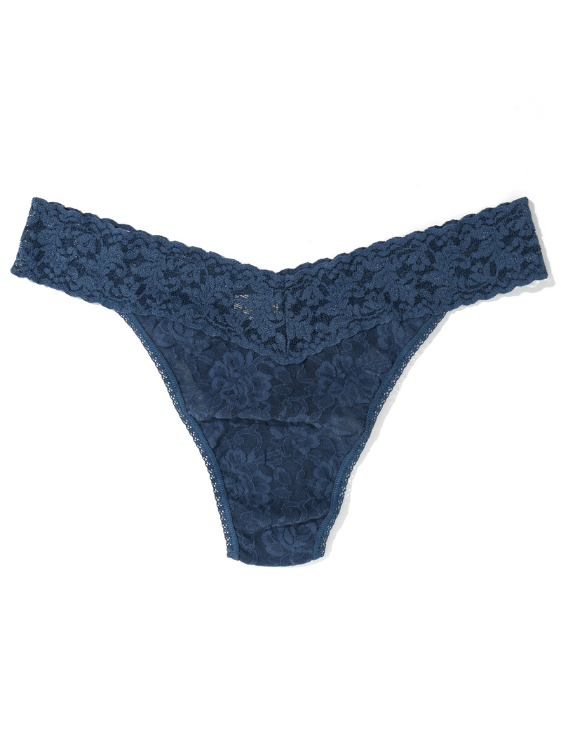 Signature Lace Original Rise Thong - Primary Colours-Hanky Panky-Over the Rainbow