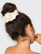 Brunch Scrunchie - Frayed Linen-KITSCH-Over the Rainbow