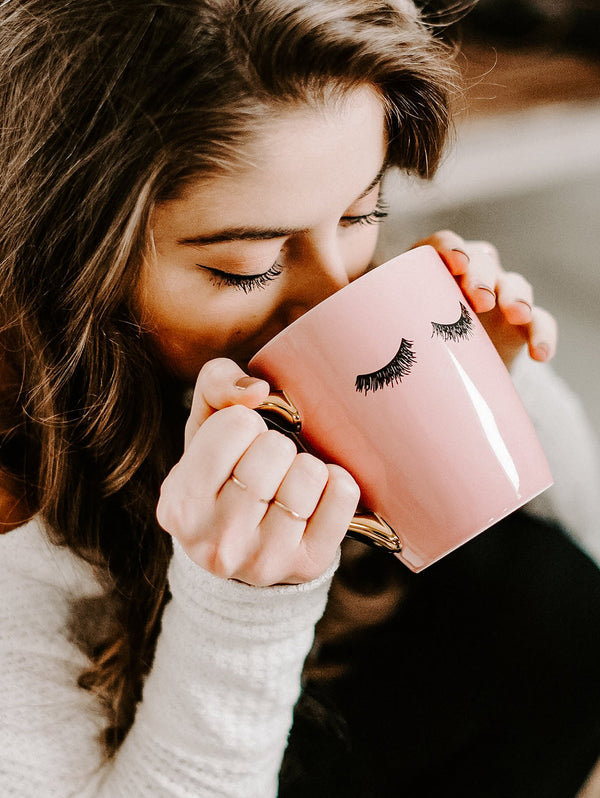 Eyelash Coffee Mug - Pink-SWEET WATER DECOR-Over the Rainbow