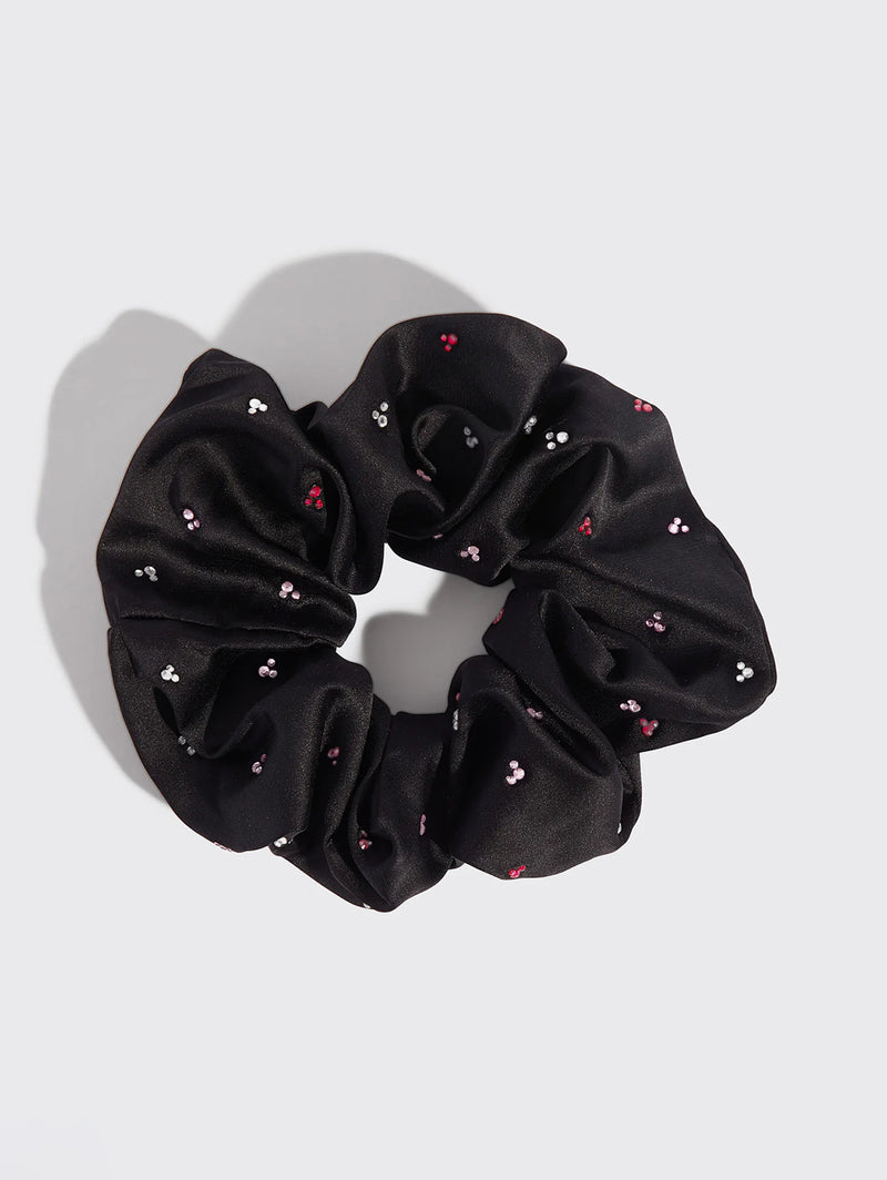 Mickey and Minnie Recycled Fabric Scrunchie - Black-KITSCH-Over the Rainbow