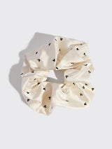 Mickey & Minnie Recycled Fabric Scrunchie - Cream-KITSCH-Over the Rainbow