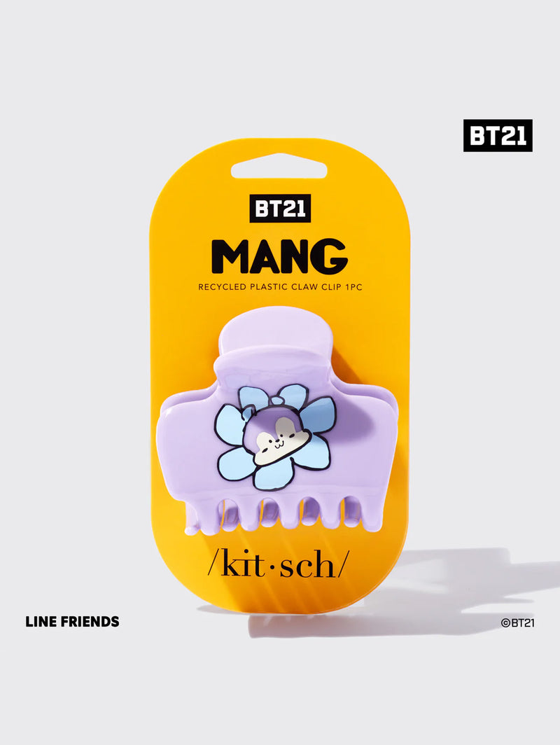 BT21 Recycled Plastic Puffy Claw Clip - Mang-KITSCH-Over the Rainbow