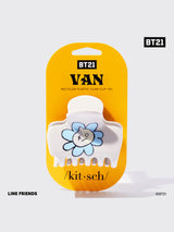 BT21 Recycled Plastic Puffy Claw Clip - Van-KITSCH-Over the Rainbow