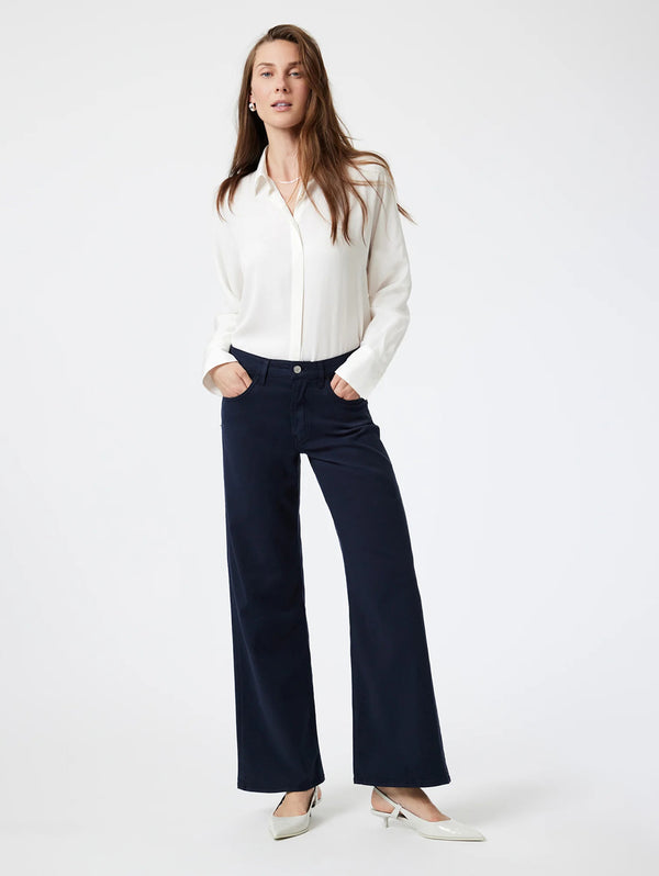 Alena Pant - Midnight Luxe Twill-Mavi-Over the Rainbow