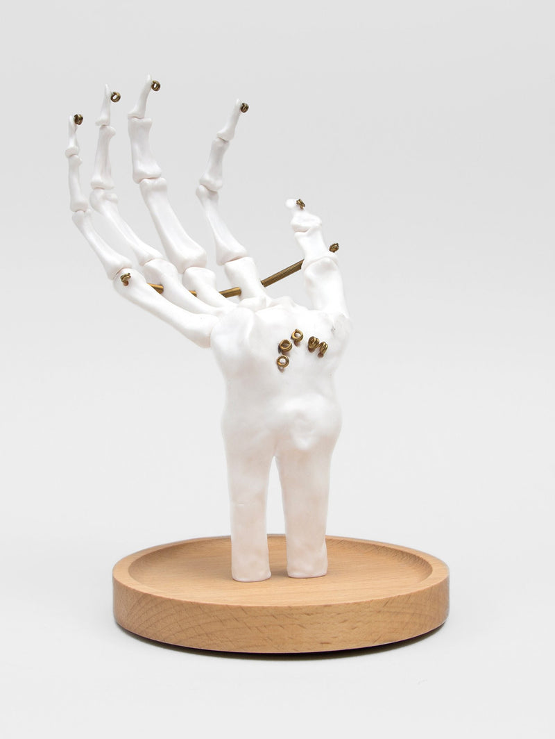 Skeleton Hand Jewelry Holder - White-SUCK UK-Over the Rainbow