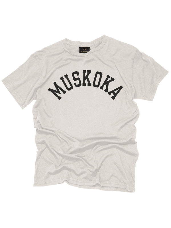 Muskoka Arch Unisex T-Shirt - Antique White-Retro Brand-Over the Rainbow