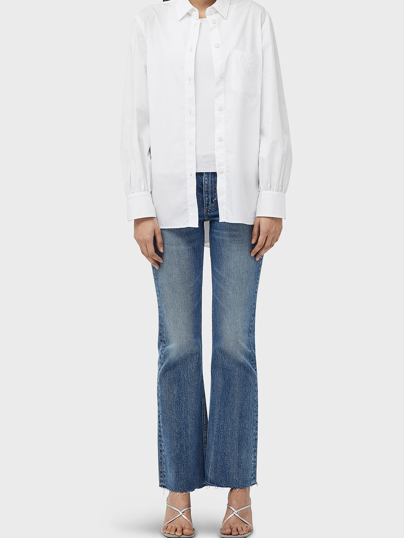 Maxine Shirt - White-RAG + BONE-Over the Rainbow