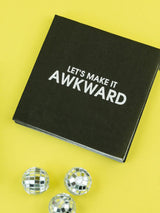 Let's Make It Awkward - Cocktail Napkins-CHEZ GAGNE LETTERPRESS-Over the Rainbow