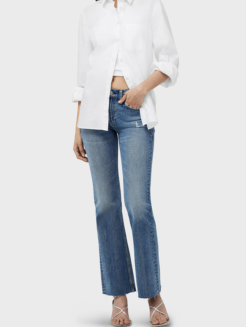 Maxine Shirt - White-RAG + BONE-Over the Rainbow