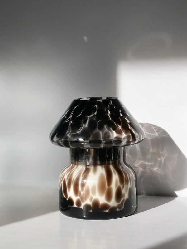 Black Mushroom Candle Lamp - Tobacco Vanilla-URBAN BURN-Over the Rainbow