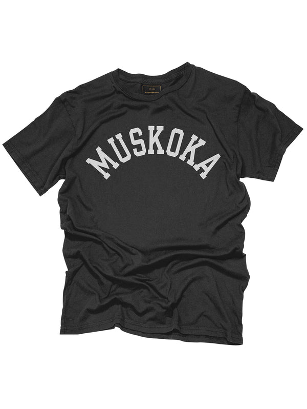 Muskoka Arch Unisex T-Shirt - Vintage Black-Retro Brand-Over the Rainbow