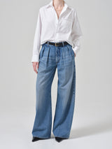 Fino Cropped Shirt - Optic White-Citizens of Humanity-Over the Rainbow