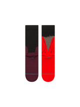 Beetlejuice x Stance Dearly Beloved Crew Socks - Maroon-Stance-Over the Rainbow