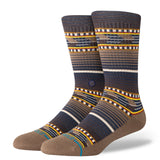 Cedar Rock Crew Sock - Brown-Stance-Over the Rainbow