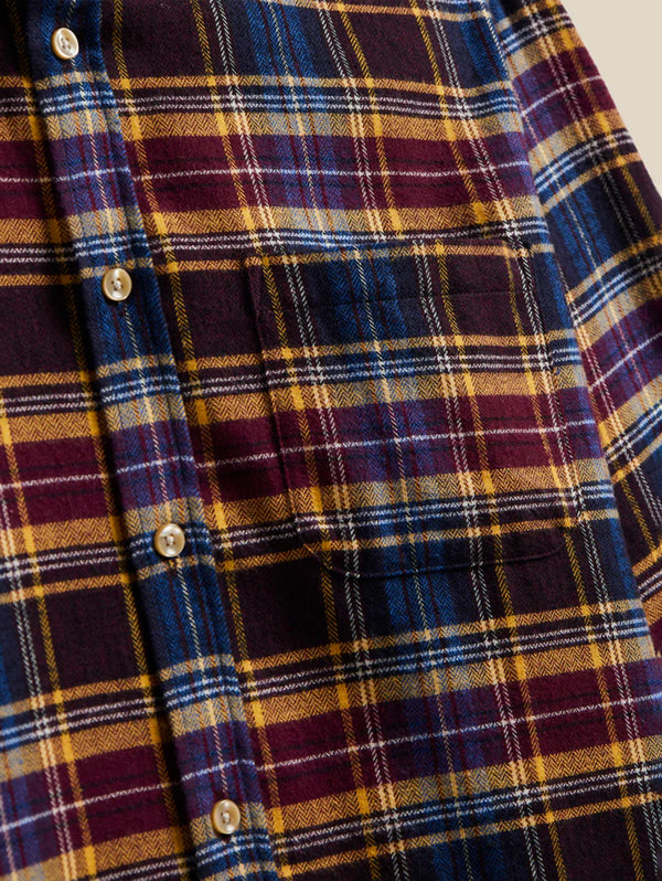 Apollo Shirt - Blue Bordeaux-PORTUGUESE FLANNEL-Over the Rainbow