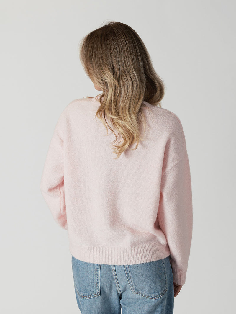 Avery Crewneck - Soft Pink-LYLA+LUXE-Over the Rainbow