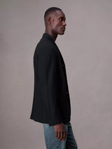 Achilles Wool Cardigan - Black-RAG + BONE-Over the Rainbow