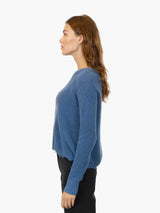 Distressed Scallop Shaker Sweater - Overalls-AUTUMN CASHMERE-Over the Rainbow