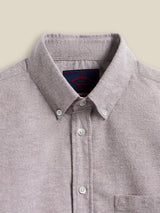 Brushed Oxford Shirt - Bordeaux-PORTUGUESE FLANNEL-Over the Rainbow