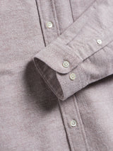 Brushed Oxford Shirt - Bordeaux-PORTUGUESE FLANNEL-Over the Rainbow