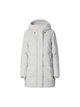 Bethany Hooded Coat - Fog Grey-SAVE THE DUCK-Over the Rainbow