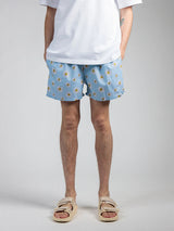 Boxer Shorts - Blue Flowers-POCKIES-Over the Rainbow