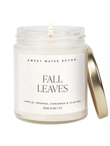 Clear Jar Soy Candle - Fall Leaves-SWEET WATER DECOR-Over the Rainbow