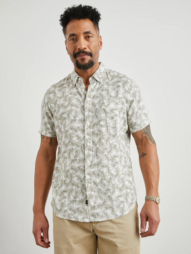 Carson Shirt - Palm Americano White-Rails-Over the Rainbow