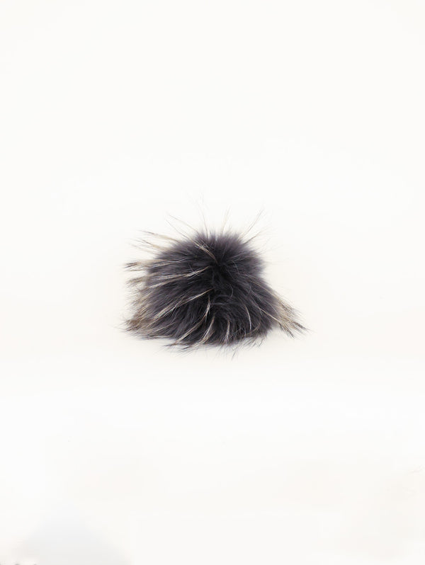 Raccoon Pom - Charcoal-Lindo F-Over the Rainbow