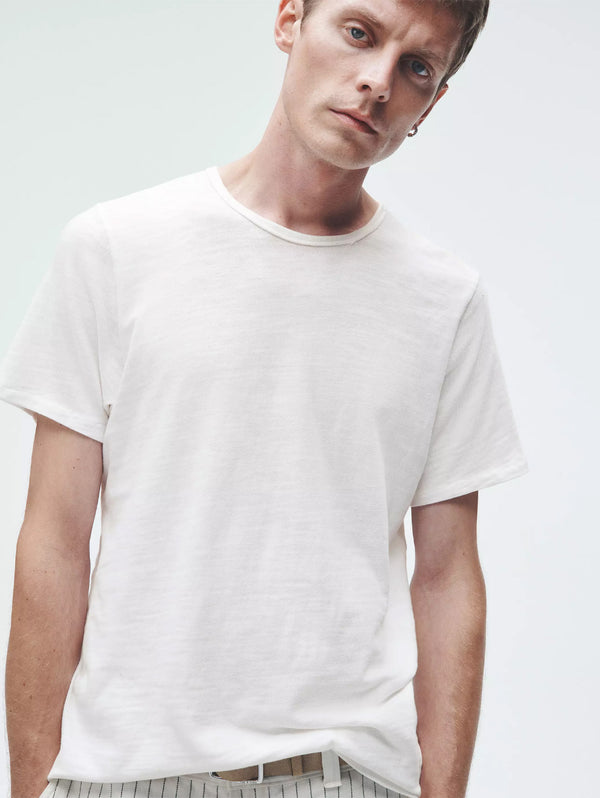 Flame Tee - White-RAG + BONE-Over the Rainbow