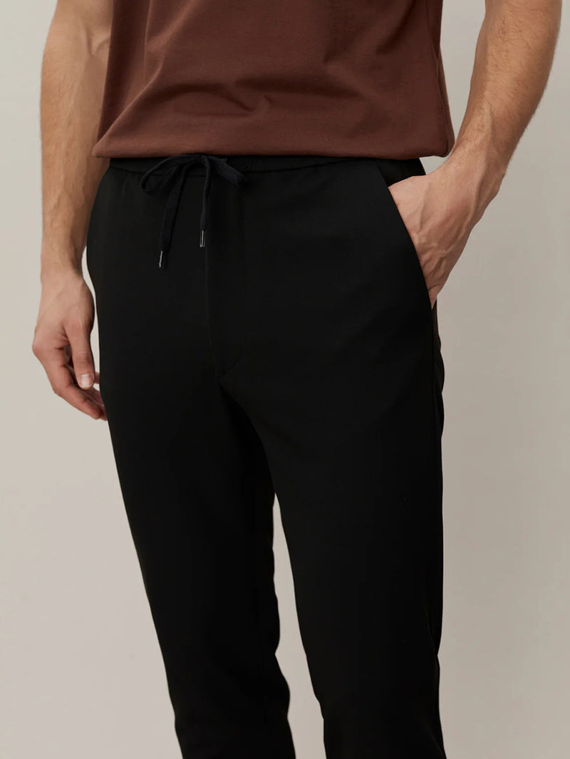 Como Tapered Drawstring Pants - Black-LES DEUX-Over the Rainbow