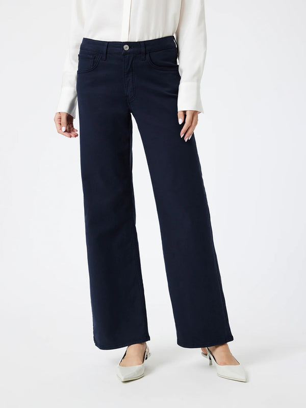 Alena Pant - Midnight Luxe Twill-Mavi-Over the Rainbow