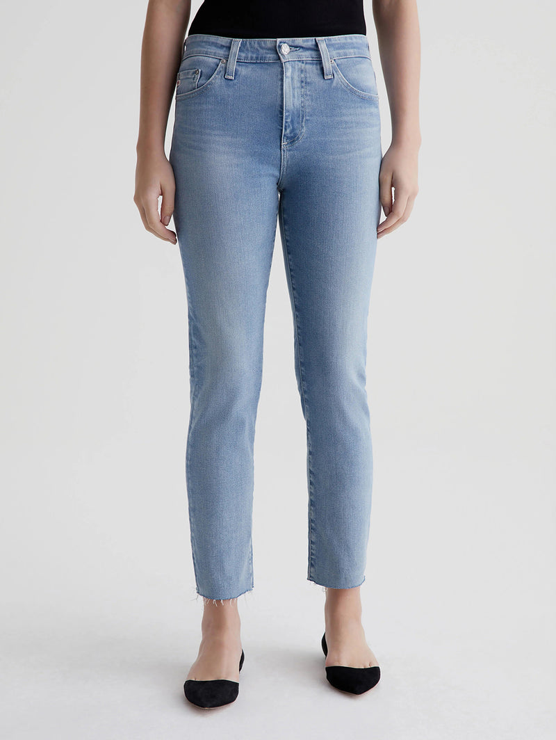 Mari Mid Rise Crop Straight Jean - 24 Hour Looking Glass-AG Jeans-Over the Rainbow