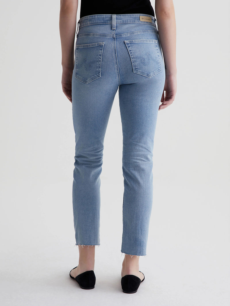 Mari Mid Rise Crop Straight Jean - 24 Hour Looking Glass-AG Jeans-Over the Rainbow