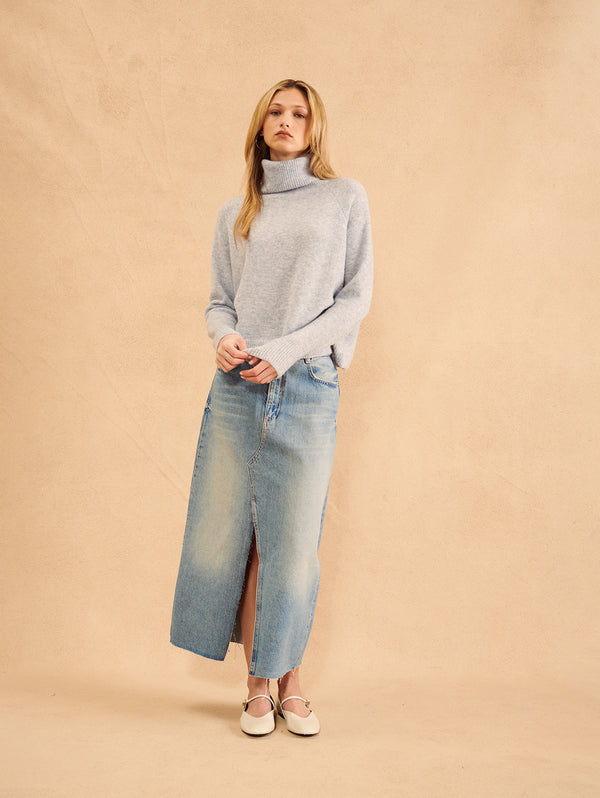 Emmett Turtleneck - Chambray-John + Jenn-Over the Rainbow